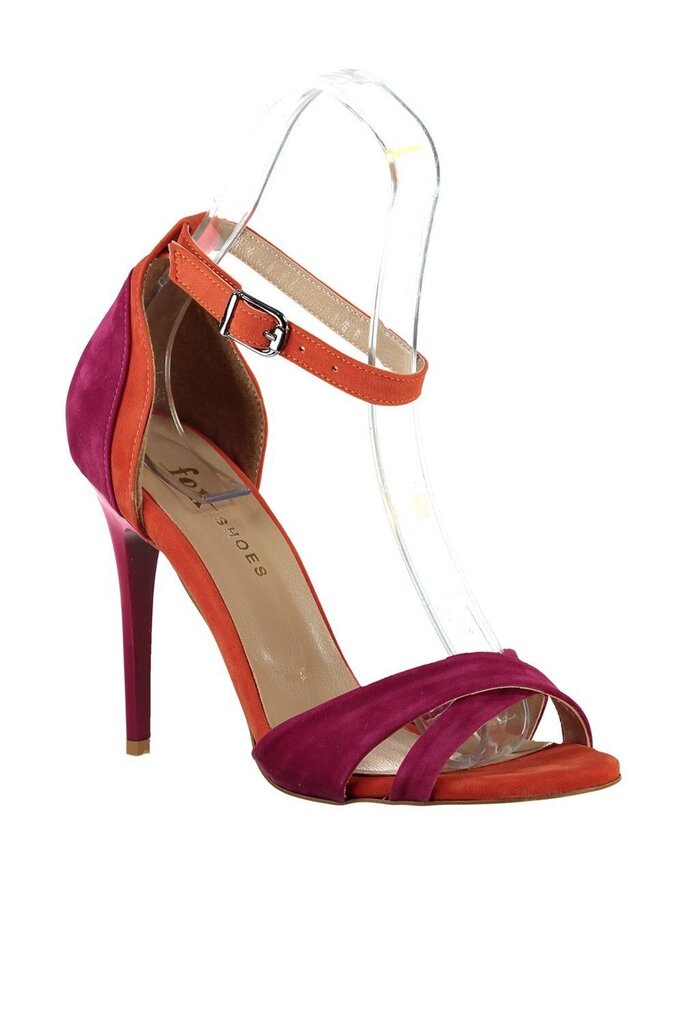 Naiste kõrge kontsaga kingad, oranž/roosa hind ja info | Sandaalid naistele | hansapost.ee