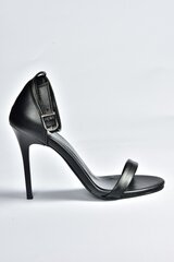 Naiste kõrge kontsaga kingad, must hind ja info | Sandaalid naistele | hansapost.ee