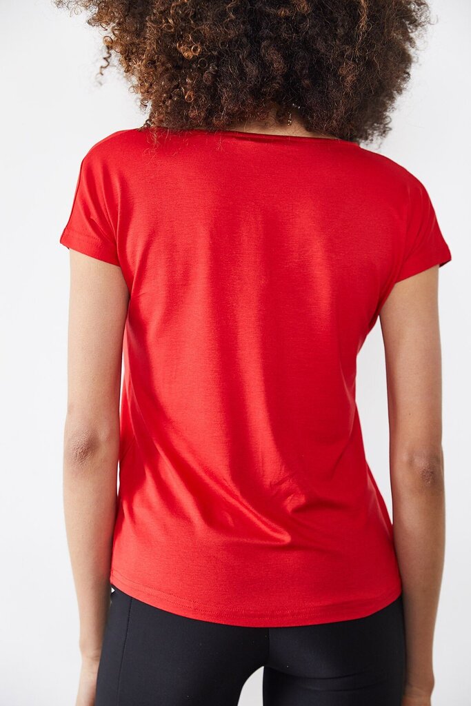 Naiste T-särk, punane цена и информация | T-särgid naistele | hansapost.ee