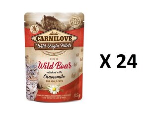 Carnilove консервы для кошек с кабаниной и ромашкой 24 X 85г цена и информация | Carnilove Для котов | hansapost.ee