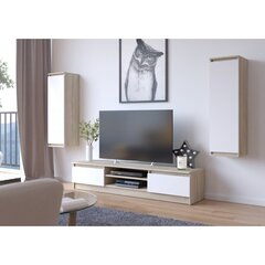 ТВ столик NORE CLP 160, цвета дуба/белый цена и информация | Тумбы под телевизор | hansapost.ee