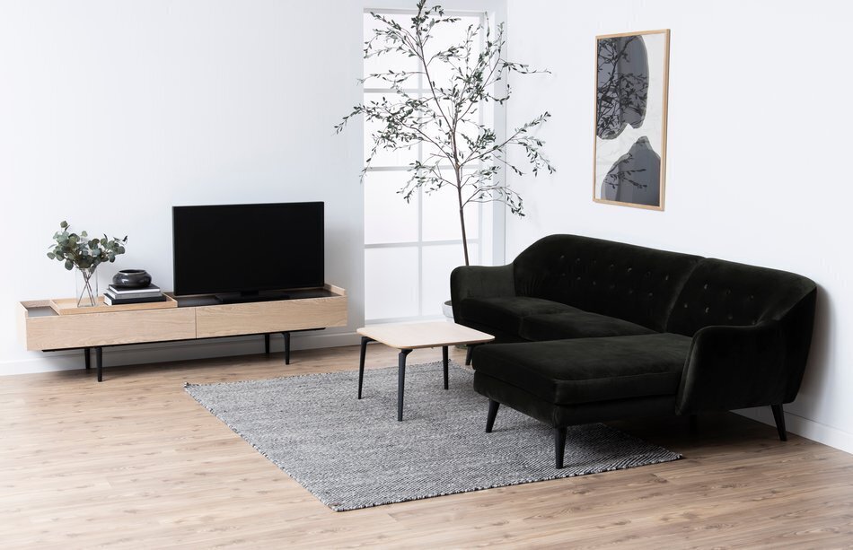 TV laud Connect, pruun/must hind ja info | Televiisori alused | hansapost.ee