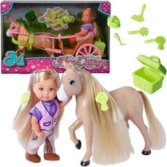 Кукла с каретой Simba Evi Love цена и информация | Игрушки для девочек | hansapost.ee
