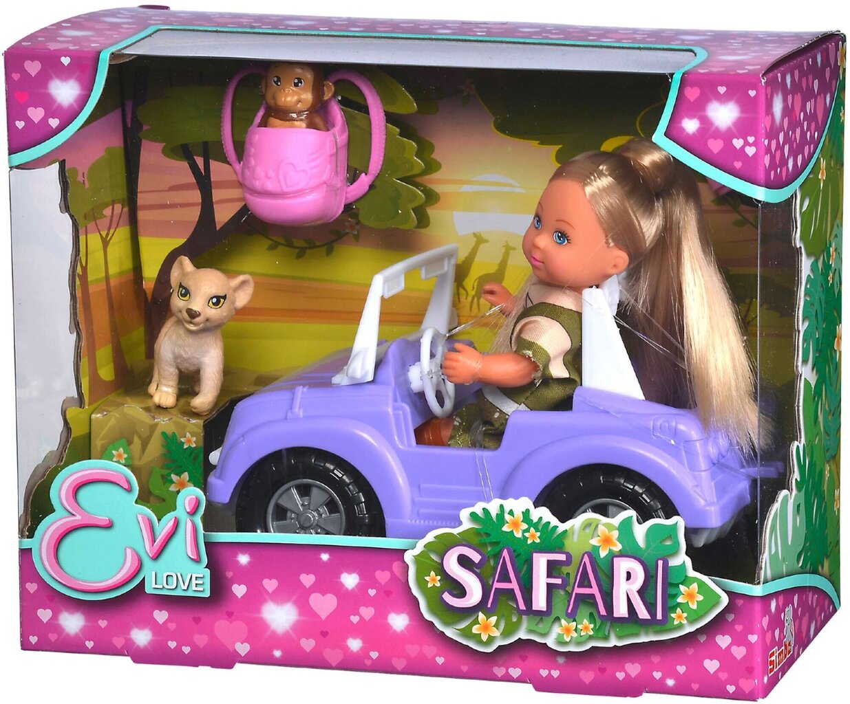 Komplekt reis Safari Evi Love animal nukk hind ja info | Mänguasjad tüdrukutele | hansapost.ee
