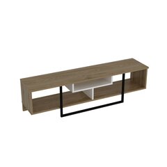 ТВ столик Kalune Design Asal 150 см, дуб/черный цена и информация | Тумбы под телевизор | hansapost.ee