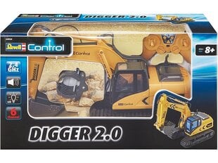 Revell - Raadio teel juhitav X-Treme RC Digger 2.0 Ekskavaator, 24924 price and information | Klotsid ja konstruktorid | hansapost.ee