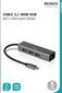 Deltaco USBC-HUB11, USB-C hind ja info | USB adapterid ja jagajad | hansapost.ee