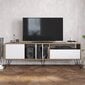 TV laud Kalune Design Mistico 180 cm, pruun/valge цена и информация | Televiisori alused | hansapost.ee