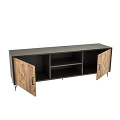 ТВ столик Kalune Design Venüs, серый/коричневый цена и информация | Тумбы под телевизор | hansapost.ee