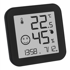 Digitaalne termohüdromeeter 30.5054, must price and information | Thermometers and hygrometers | hansapost.ee