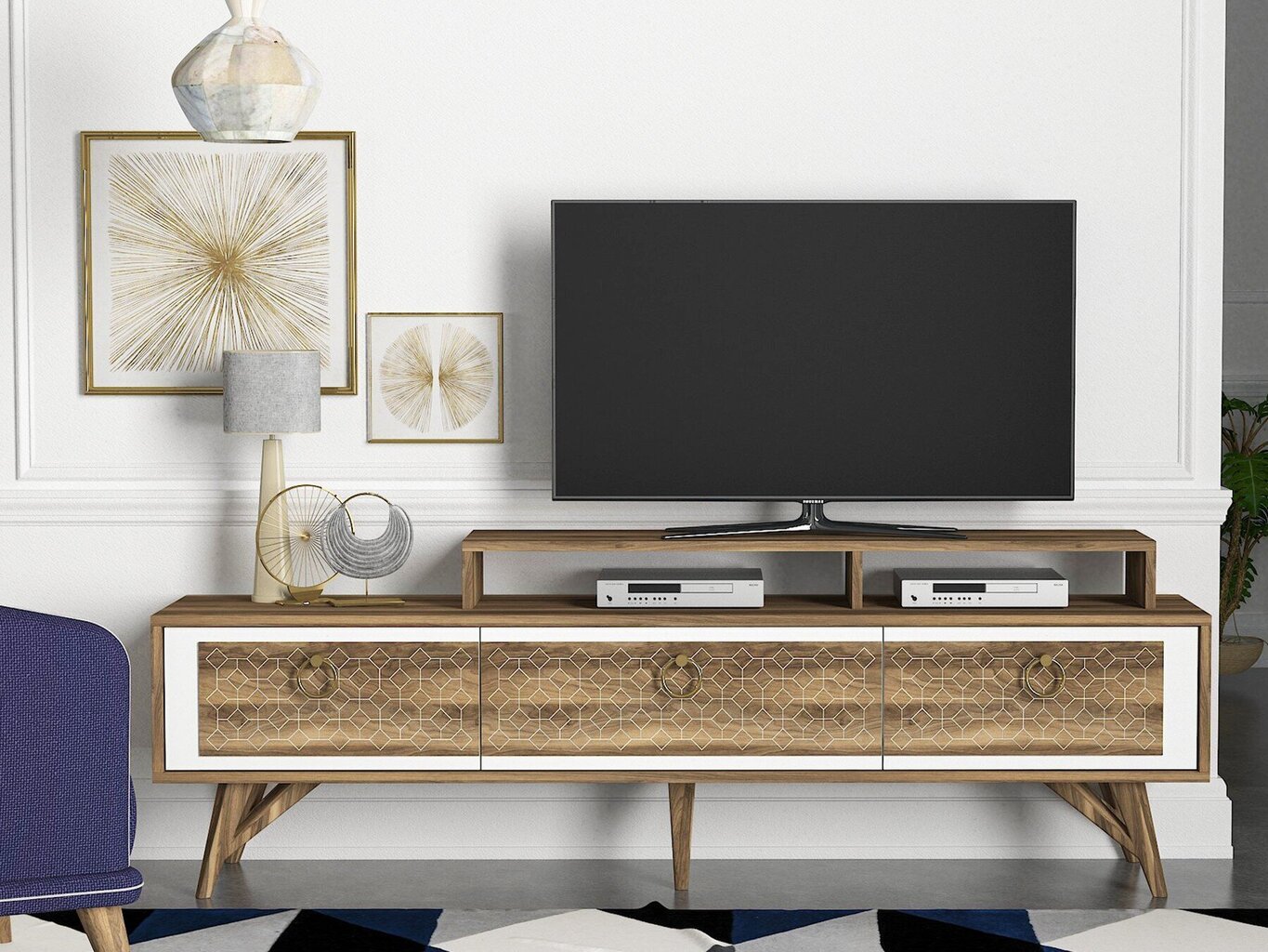 TV laud Kalune Design Rosso, pruun hind ja info | Televiisori alused | hansapost.ee