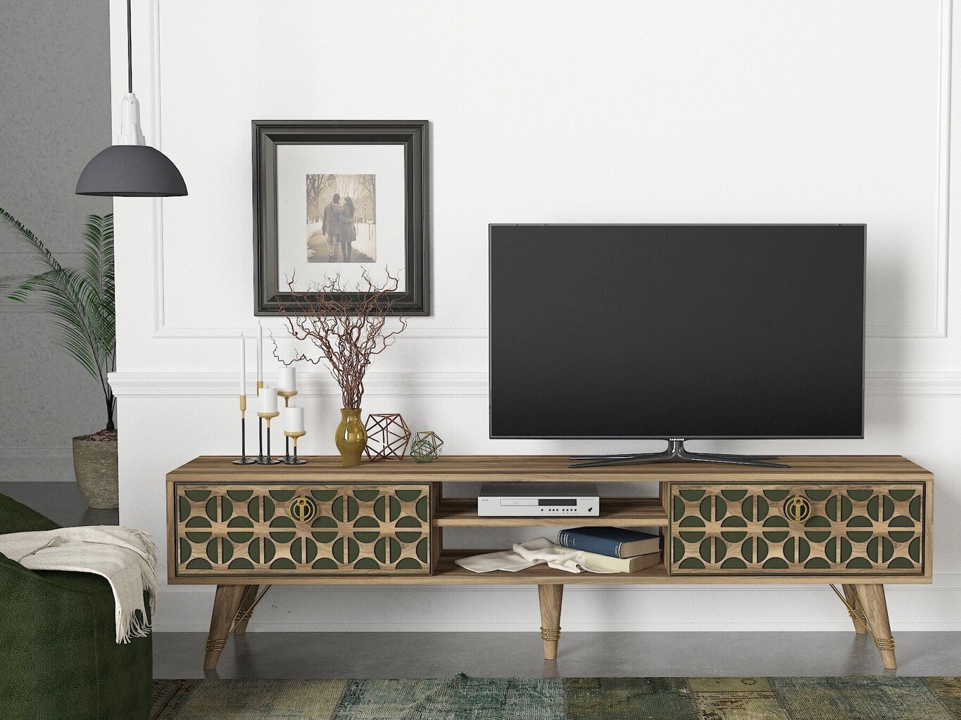 TV laud Kalune Design Valente, pruun hind ja info | Televiisori alused | hansapost.ee