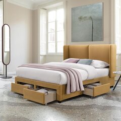 Voodi Sugi 160x200cm, kollane price and information | Beds | hansapost.ee