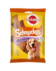 Pedigree Schmackos Multi Mix с мясом, 144гх9 цена и информация | Лакомства для собак | hansapost.ee