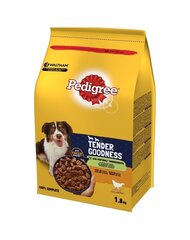 Pedigree Tender Goodness täiskasvanud koertele koos kodulindudega, 5x1,8 kg hind ja info | Koerte kuivtoit ja krõbinad | hansapost.ee