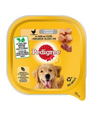 Сухой корм Pedigree Adult с курицей и рыбьим жиром, 10х300 г цена и информация | Консервы для собак | hansapost.ee