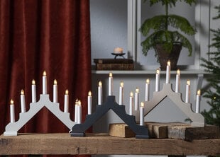 Светящееся рождественское украшение «Подсвечник» цена и информация | Декорации | hansapost.ee
