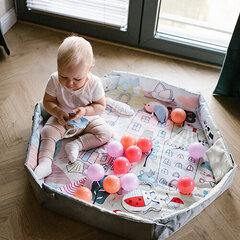 Развивающий коврик-бассейн с шариками Funnt Farm 1486 BabyOno цена и информация | Развивающие коврики | hansapost.ee