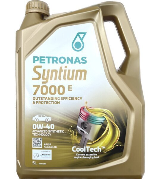 Mootoriõli Petronas Syntium 7000 Hybrid 0W-20 SP, 5L цена и информация | Mootoriõlid | hansapost.ee