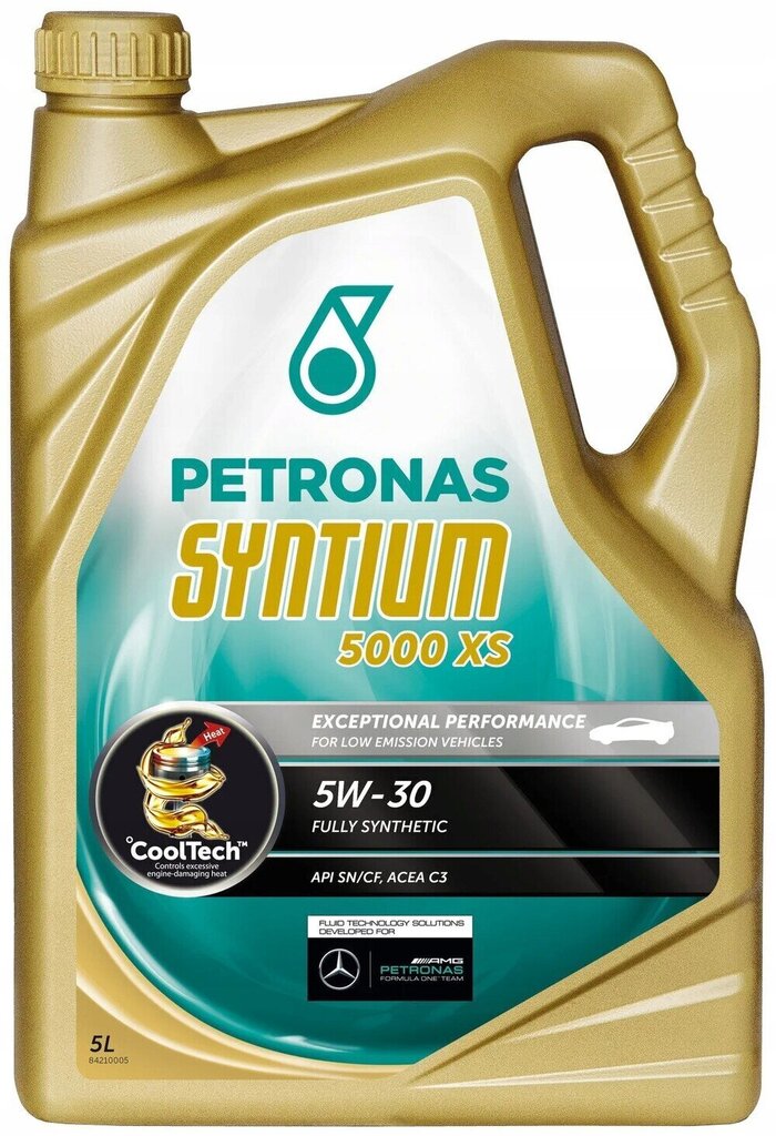 Mootoriõli Petronas Syntium 5000 XS 5W-30 SN, 5L цена и информация | Mootoriõlid | hansapost.ee
