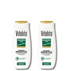Juuksešampooni ja -palsami komplekt koos makadaamiaõliga Vitelite Macadamia, komplektis 2 tk. 250 ml + 250 ml hind ja info | Šampoonid | hansapost.ee
