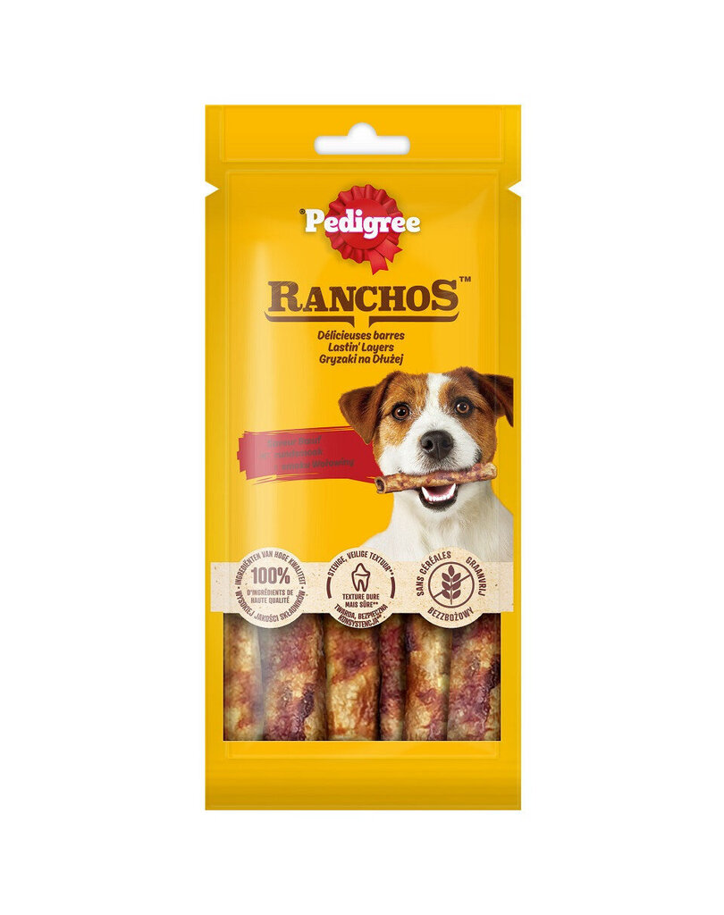 Pedigree Ranchos koos veiselihaga, 12x40 g hind ja info | Koerte maiused | hansapost.ee