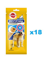 Pedigree DentaTubos Junior koos kanaga, 18x72 g hind ja info | Koerte maiused | hansapost.ee