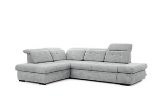 Левосторонний угловой диван Bogart Majores L, серый цвет цена и информация | Угловые диваны | hansapost.ee