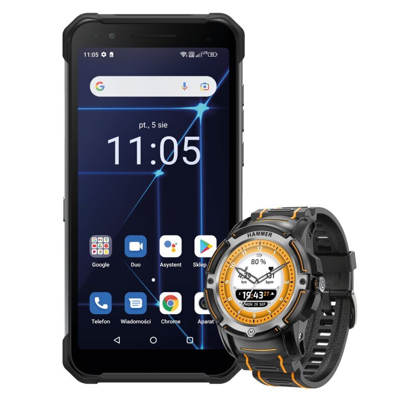 myPhone Hammer Construction 6/128Gb + Hammer Watch Plus цена и информация | Telefonid | hansapost.ee