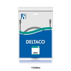 Deltaco, DB9/DB25, 3 m hind ja info | Juhtmed ja kaablid | hansapost.ee