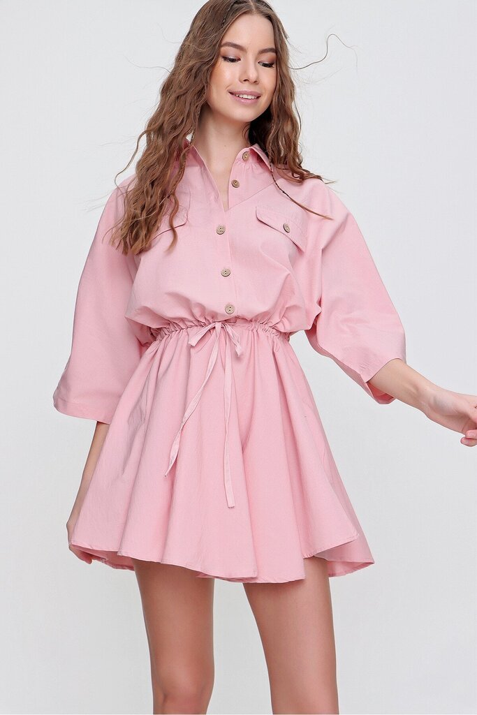 Naiste kleit, roosa цена и информация | Kleidid | hansapost.ee