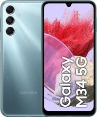 Samsung Galaxy M34 5G 6/128GB SM-M346BZBFXEO Waterfall Blue hind ja info | Telefonid | hansapost.ee