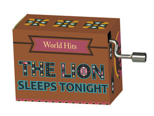 Muusikakast Fridolin The Lion Sleeps Tonight World Hits hind ja info | Arendavad laste mänguasjad | hansapost.ee