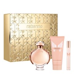 Kosmeetilinekomplekt Paco Rabanne Olympea: parfüümvesi Edp, 80 ml + ihupiim, 100 ml + parfüümvesi Edp, 10 ml цена и информация | Кремы, лосьоны для тела | hansapost.ee