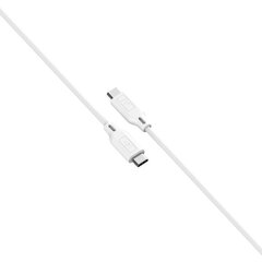 Silicon Power kaabel USB-C - USB-C LK15CC 1m, valge hind ja info | Mobiiltelefonide kaablid | hansapost.ee