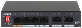 Dahua PFS3006-4GT-60-V2 цена и информация | Коммутаторы (Switch) | hansapost.ee