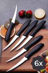 Комплект из шести зазубренных ножей для стейков, 6 шт цена и информация | Ножи и аксессуары для них | hansapost.ee