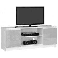 ТВ столик NORE RTV K140, белый/серый цена и информация | Тумбы под телевизор | hansapost.ee