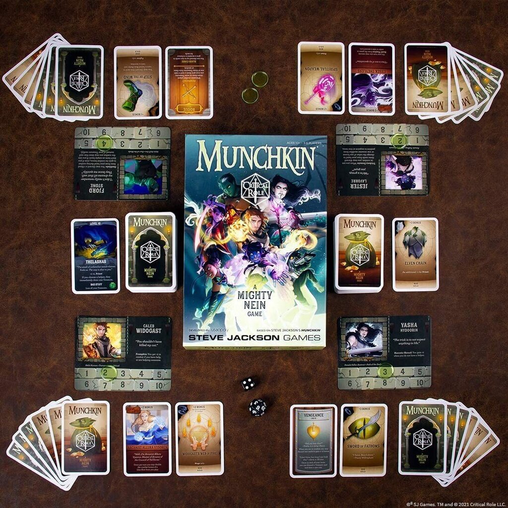 Lauamäng USAopoly Munchkin Critical Role, EN hind ja info | Lauamängud ja mõistatused perele | hansapost.ee