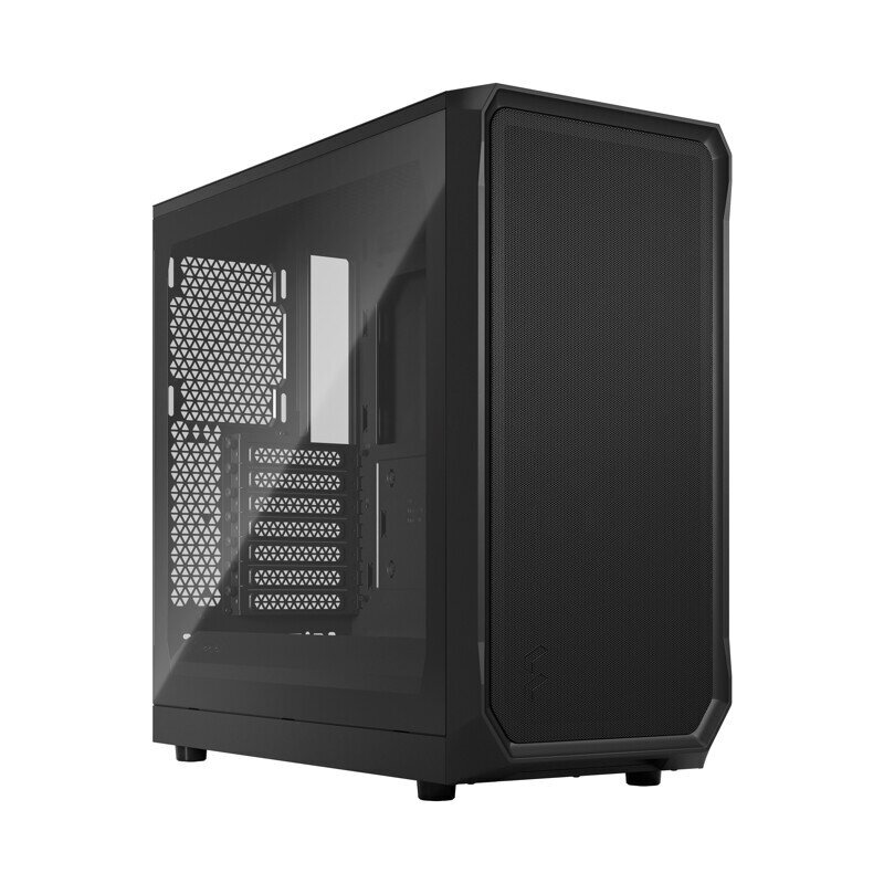 Fractal Design Focus 2 Black TG Clear Tint hind ja info | Arvutikorpused | hansapost.ee