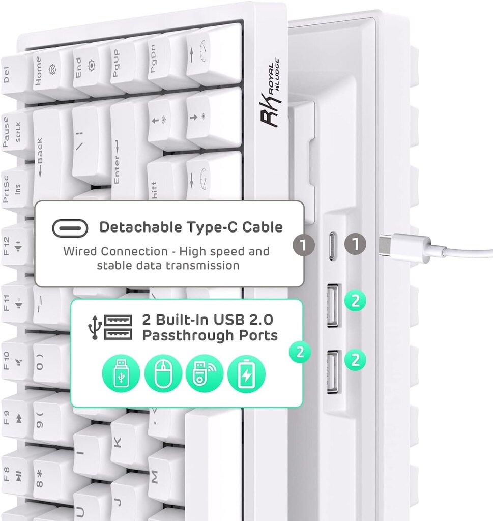 Royal Kludge RK84 hind ja info | Klaviatuurid | hansapost.ee