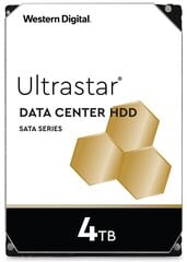 Western Digital Ultrastar 7K6 3,5 дюйма, 4000 ГБ, Serial ATA III цена и информация | Внутренние жёсткие диски (HDD, SSD, Hybrid) | hansapost.ee