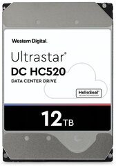 Western Digital Ultrastar He12 3.5" 12000 GB SATA III цена и информация | Внутренние жёсткие диски (HDD, SSD, Hybrid) | hansapost.ee