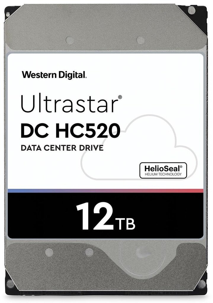 Western Digital Ultrastar He12 3.5" 12000 GB SATA III цена и информация | Sisemised kõvakettad | hansapost.ee