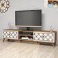 TV-laud Kalune Design 845, 180 cm, pruun/valge цена и информация | Televiisori alused | hansapost.ee