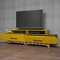 TV-laud Kalune Design 845, 205 cm, pruun/kollane цена и информация | Televiisori alused | hansapost.ee