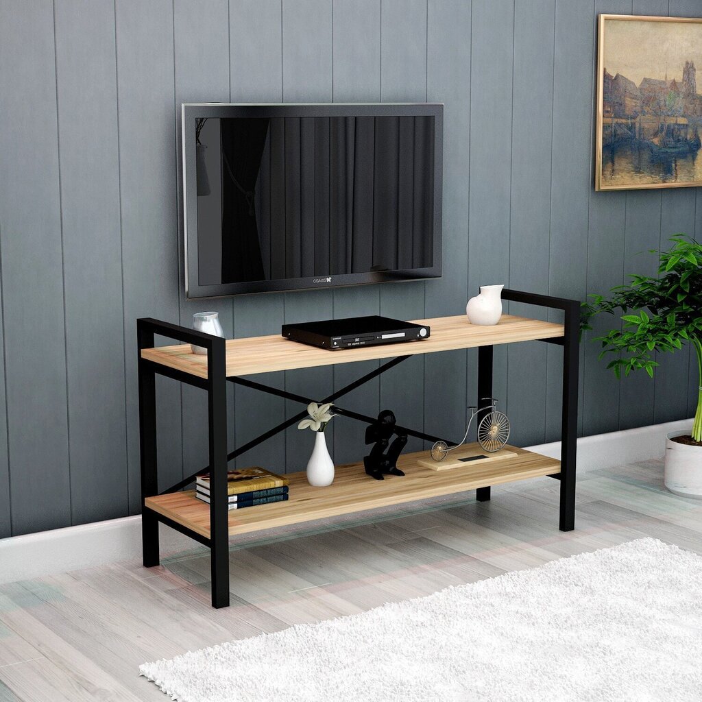 TV-laud Kalune Design 570, 120 cm, beeži värvi цена и информация | Televiisori alused | hansapost.ee