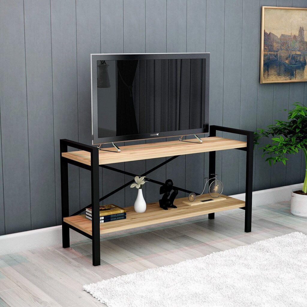 TV-laud Kalune Design 570, 120 cm, beeži värvi цена и информация | Televiisori alused | hansapost.ee