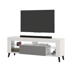 ТВ столик Selsey HugoB, белый/серый цена и информация | Тумбы под телевизор | hansapost.ee