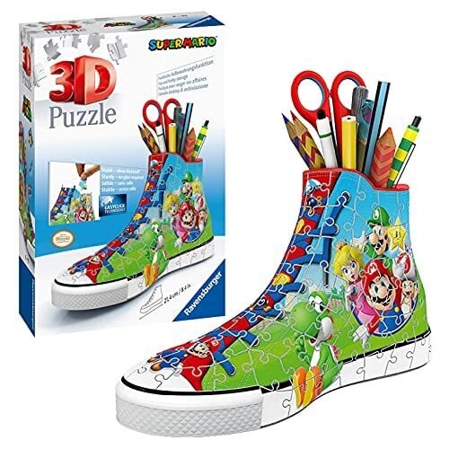 3D pusle Ravensburger Sneaker Super Marioga, 108 tk hind ja info | Pusled lastele ja täiskasvanutele | hansapost.ee